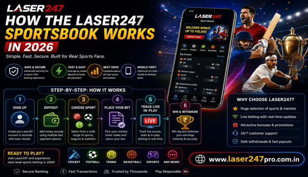 How the Laser247 Sportsbook Works in 2026