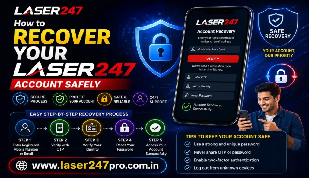 How to Recover Your Laser247 Account Safely