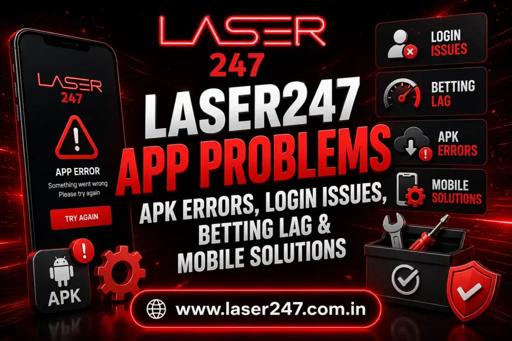 Laser247 App Problems – APK Errors, Login Issues, Betting Lag & Mobile Solutions