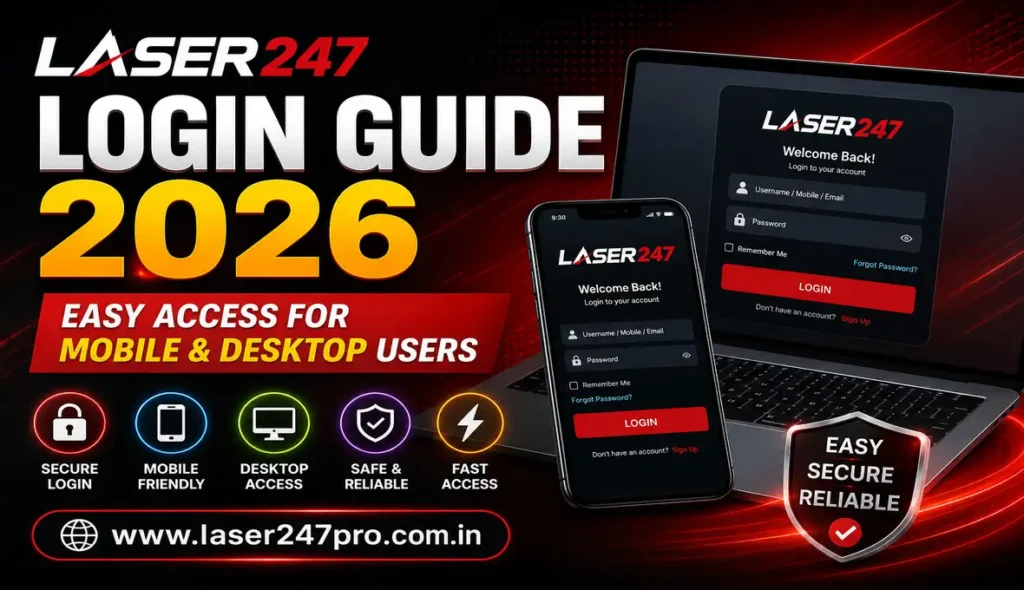 Laser247 Login Guide 2026 – Easy Access for Mobile & Desktop Users