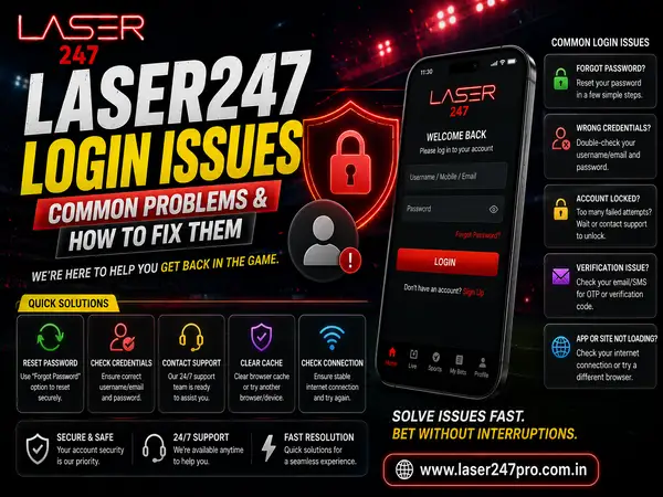 Laser247 Login Issues – Common Problems & How to Fix Them