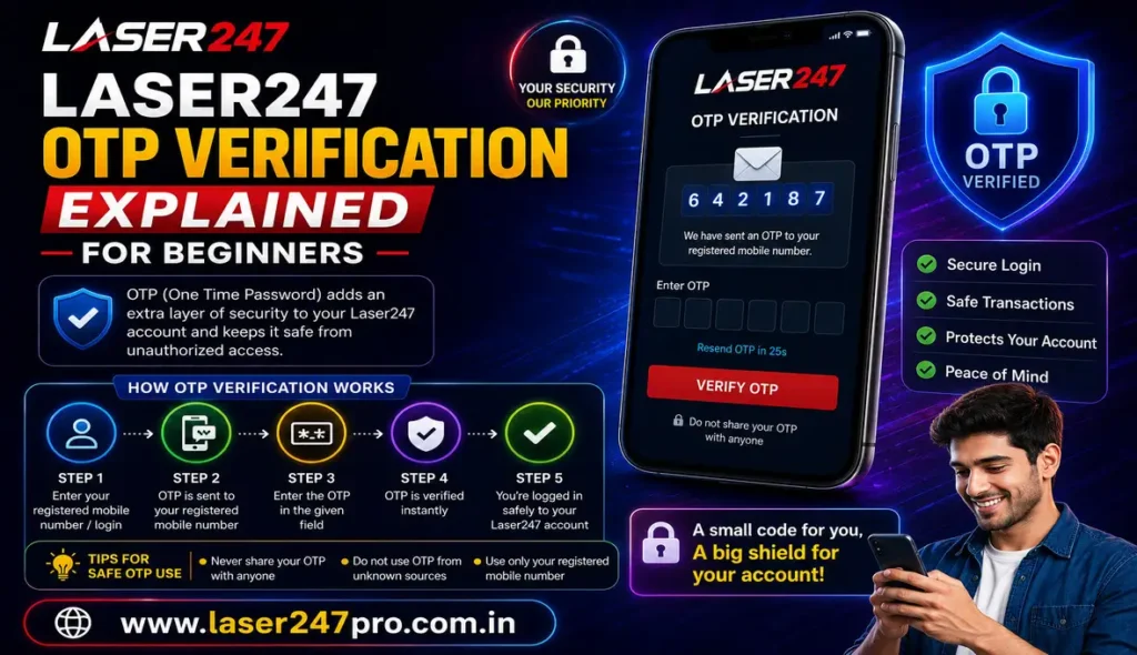 Laser247 OTP Verification Explained for Beginners