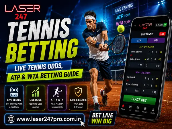 Laser247 Tennis Betting – Live Tennis Odds, ATP & WTA Betting Guide