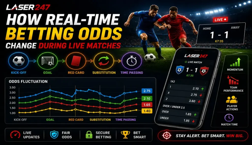 How Real-Time Betting Odds Change During Live Matches