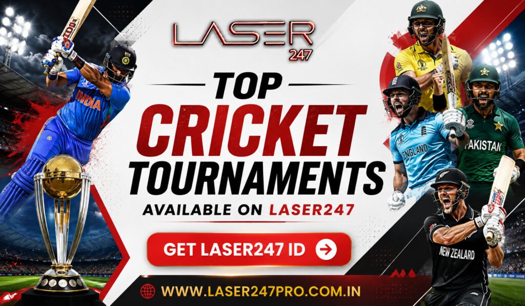 Top Cricket Tournaments Available on Laser247